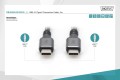 Kabel połączeniowy DIGITUS PREMIUM USB 4.0 Typ USB C/USB C M/M 20Gbps PD 3.0 60W 4K 60Hz czarny nylon 3m - 1629743
