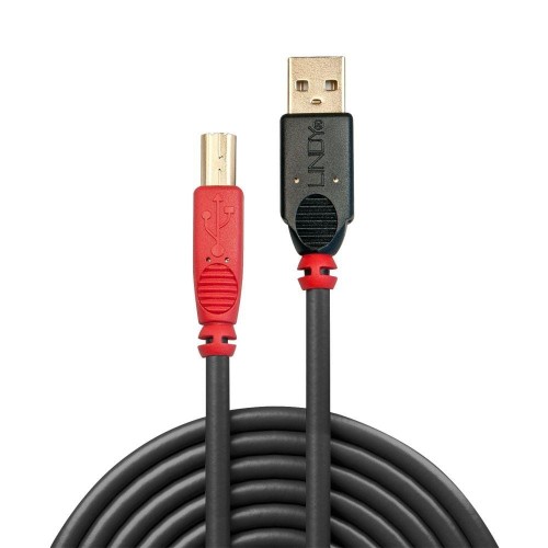 Kabel drukarkowy USB LINDY 2.0 A/M - USB B/M, Active Cable 15m Czarny - 1629867