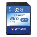 Karta pamięci SDHC Verbatim Premium U1 32GB (90 MB/s) Class 10 UHS-1 V10 - 1670097