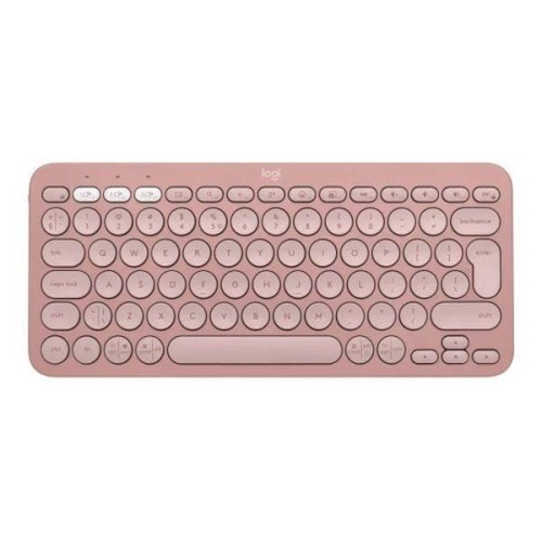 Klawiatura bezprzewodowa Logitech Pebble Keys 2 K380s różowa - 1671116