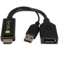 Konwerter/Adapter Techly HDMI z zasilaniem USB / DisplayPort 4K*60Hz - 1468375