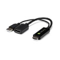 Konwerter/Adapter Techly HDMI z zasilaniem USB / DisplayPort 4K*60Hz - 1468376