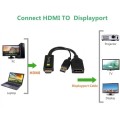 Konwerter/Adapter Techly HDMI z zasilaniem USB / DisplayPort 4K*60Hz - 1468377