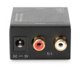 Konwerter sygnału Audio DIGITUS 1xCoax/Toslink do 2xRCA (Stereo) - 1377014