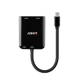 Konwerter Mini DisplayPort do 2xHDMI LINDY MST czarny - 1526959