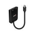 Konwerter Mini DisplayPort do 2xHDMI LINDY MST czarny - 1526960