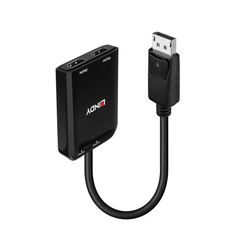 Konwerter DisplayPort do 2xHDMI LINDY MST czarny - 1526961