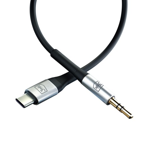 Kabel AUX 3mk AUX Cable USB-C – Jack 3,5 mm - 1668276
