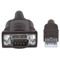 Kabel adapter Manhattan USB / RS232/COM/DB9 PL-2303HXD - 1675288