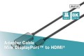 Kabel adapter DIGITUS PREMIUM miniDisplayPort 1.4 - HDMI 8K 60Hz miniDP/HDMI M/M 1m - 1668549