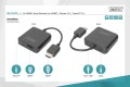 Ekstraktor DIGITUS sygnału dźwiękowego 4K HDMI do HDMI/Stereo 2.0 /Toslink 5.1 - 1377557