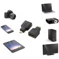 Adapter Techly HDMI A Żeński / HDMI D Micro Męski - 1468250