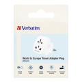 Adapter podróżny Verbatim WTEU-02 globalny-europejski - 1668698