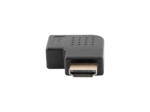 Adapter Lanberg AD-0036-BK HDMI(M) - HDMI(F) kątowy prawo czarny