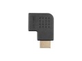 Adapter Lanberg AD-0036-BK HDMI(M) - HDMI(F) kątowy prawo czarny - 1378109