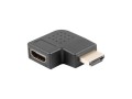 Adapter Lanberg AD-0036-BK HDMI(M) - HDMI(F) kątowy prawo czarny - 973069