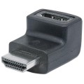 Adapter kątowy Manhattan HDMI Górny HDMI-HDMI M/F 4K*60Hz - 1468144