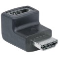 Adapter kątowy Manhattan HDMI Górny HDMI-HDMI M/F 4K*60Hz - 1468145