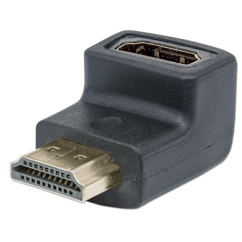 Adapter kątowy Manhattan HDMI Dolny HDMI-HDMI M/F 4K*60Hz - 1468150