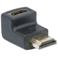Adapter kątowy Manhattan HDMI Dolny HDMI-HDMI M/F 4K*60Hz - 1468151