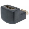 Adapter kątowy Manhattan HDMI Dolny HDMI-HDMI M/F 4K*60Hz - 1468152