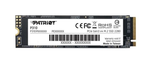 Dysk SSD Patriot P310 960GB M.2 2280 PCIe NVMe (2100/1800 MB/s) - 1757690