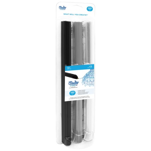 3DOODLER FILAMENT 75 SZT ABS 3 KOLORY (CZAR/SRE/BIAŁ), AB-MONO-75 - 1757742