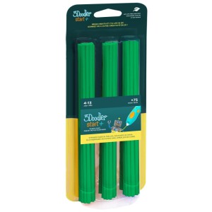 3DOODLER START FILAMENT ECO 2.5MM, 75 SZTUK, SPRING GREEN, 3DS-ECO07-GREEN-75