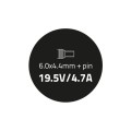 Zasilacz sieciowy Qoltec do Sony 90W 19,5V 4,7A 6,0*4,4+pin - 1311767