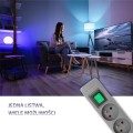 Listwa zasilająca Qoltec 4 gniazda | 1.8m | Szara - 1385656