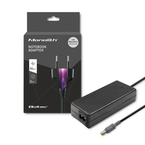 Zasilacz sieciowy Qoltec do IBM 65W 20V 3,52A 7.9*5.5+pin - 807239