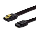 Kabel SATA III SAVIO GAK-02 0,3m, oplot czarny, prosty, złote zatrzaski 10 sztuk - 1762648
