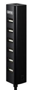 Hub USB Unitek Y-2160 7xUSB 2.0 czarny - 909875