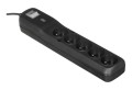 Listwa zasilająca Lestar LV-530W 5W 2,5m czarna - 752406
