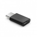 Adapter USB Savio AK-31/B Micro-USB 2.0 A/F - USB 3.1 C/M, czarny - 738301