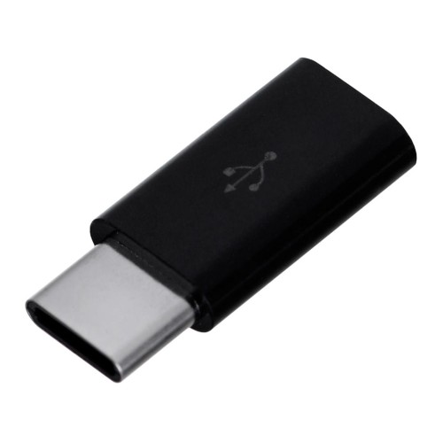 Adapter USB Savio AK-31/B Micro-USB 2.0 A/F - USB 3.1 C/M, czarny - 738301