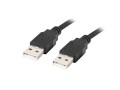 Kabel USB 2.0 Lanberg AM-AM 1,8m czarny - 1038782