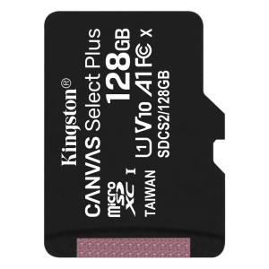 Karta pamięci Kingston Canvas Select Plus SDCS2/128GBSP (128GB; Class 10, Class A1; Karta pamięci)