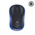 Mysz bezprzewodowa Logitech M185 optyczna czarno-niebieska - 1066854
