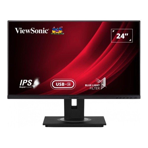Monitor ViewSonic 24" VG2455 (VS19276) HDMI DP VGA 4xUSB 3.0 USB-C głośniki 2x2W - 1669758