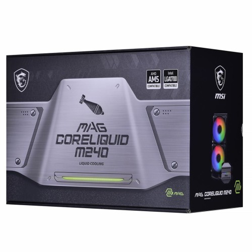 Chłodzenie wodne MSI MAG CORELIQUID M240 ARGB 2x120mm - 1769089