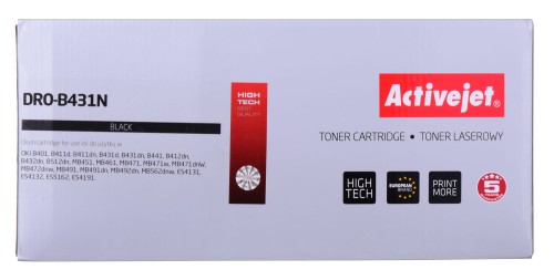 Bęben Activejet DRO-B431N (zamiennik OKI 44574302; Supreme; 25000 stron; czarny) - 1013956