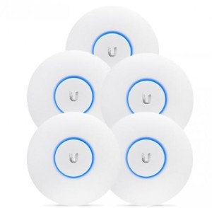 Access Point UBIQUITI UniFi UAP-AC-LITE AP AC867 5GHz, N300 2,4GHz 122m 1GbE LAN 5-pack