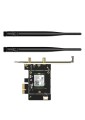 Karta Sieciowa Tenda E33 WiFi 6E 5400Mb/s AX5400 TriBand PCIe + Bluetooth 5.0 - 1775112