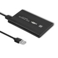 Obudowa/kieszeń Qoltec do dysków HDD/SSD 2.5" SATA3 | USB 2.0 | Czarny - 970796
