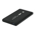 Obudowa/kieszeń Qoltec do dysków HDD/SSD 2.5" SATA3 | USB 2.0 | Czarny - 1375596