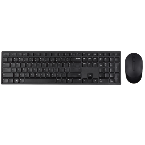 ZESTAW KLAWIATURA DELL KM5221W + MOUSE WIRELESS BLACK grey box - 1145663