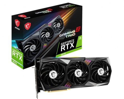 Karta graficzna MSI GeForce RTX 3070 GAMING Z TRIO 8G LHR - 957263