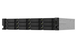 Qnap TS-1264U-RP-8G, 2U, 12 x 2.5"/3.5" SATA, Intel Celeron N5095 4C/4T, 8 GB DDR4 onboard not expandable, 2 x 2.5GbE, Redundant PSU