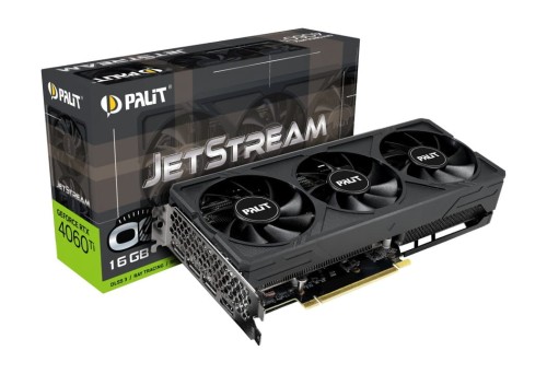 Karta VGA Palit GeForce RTX 4060Ti JetStream OC 16GB GDDR6 128bit HDMI+3xDP PCIe4.0 - 1793029